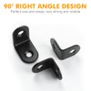 Alainny 20PCS Corner Bracket for Wood, Small L Brackets, Brace,