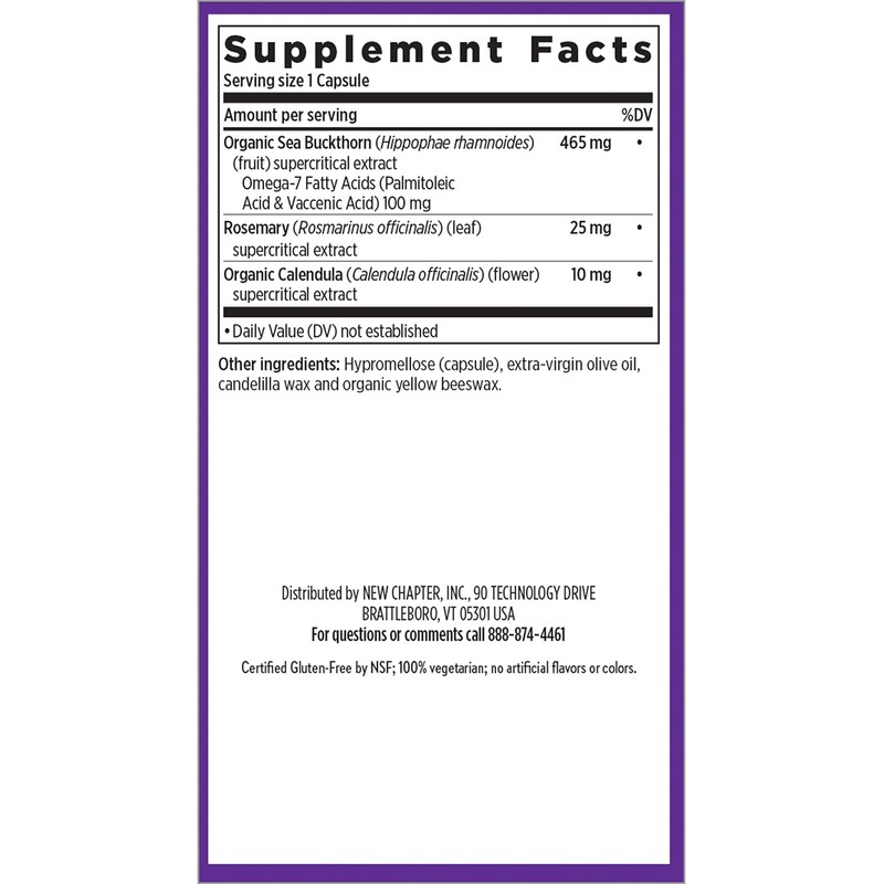 New Chapter Supercritical Omega 7 with Sea Buckthorn + Plant