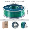 GEEETECH Silk PLA 3D Printer Filament 1.75mm,Silk Dual Color PLA