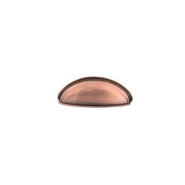 Richelieu Hardware BP239164194 Monceau Collection 2 1/2-inch (64 mm) Center-to-Center Antique Copper Traditional Cup Shaped Cabinet and Drawer Pull Handle for Kitchen, Bathroom, and Furniture