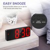 OQIMAX Digital Alarm Clock, Digital Alarm Clock with Large Numbers,