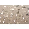 Christmas Foil Table Confetti Decorations Craft Sprinkles (Silver Snowflake/Crystals (28