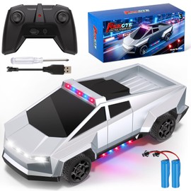 Cheffun Remote Control Car Toys, 1:22 RC Trucks Toy for Boys, RC Car with Light and Loadspace, 4WD Electric Vehicle Toys, Birthday Gifts for Boys/Girls Age 4 5 6 7 8 9 10-12+