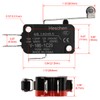Heschen Microswitch, V-166-1C25, SPDT, Long Roller Lever, 16A 250VAC, Pack
