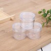 GSHLLO 4 Pcs 20g Clear Round Sample Pots Small Refillable