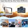 4.3 Inches Backup Camera Plug and Play: Waterproof clear Night