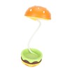 Kids Reading Light Hamburger Style Flexible Gooseneck USB Charge Soft