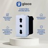 gloca Set of 10 2P+T 16A Dual Socket Sockets Compatible