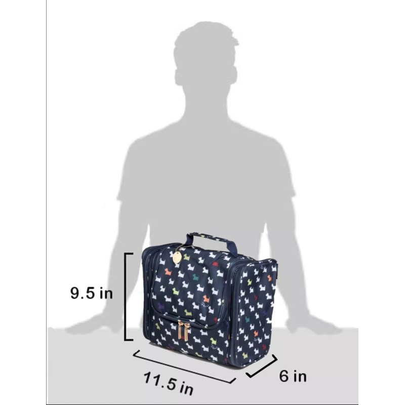 Palcovi Extra Large Capacity Makeup Organizer. Pattern:Doggie