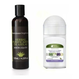 Fortaleza Orgánica/Blen Kit Desodorante Y Jabón Purif.axilas-elimina El Mal Olor Lav