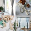 Pack of 8 Curtain Rope Tiebacks, Curtain Rope Buckle, Handmade
