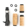 zalati Fishing Rod Handle Kit Cork Split Grip with Tackle