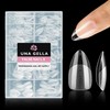 UNA GELLA Short Almond Nail Tips, Pack of 312