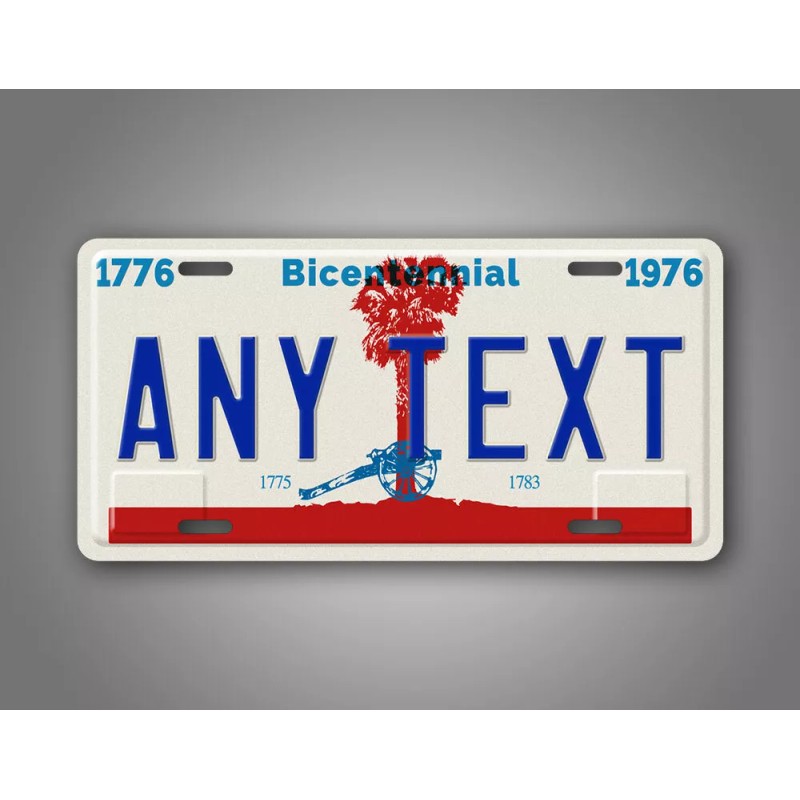 SignsAndTagsOnline.com Custom 1976-1979 South Carolina Bicentennial ANY TEX License Plate