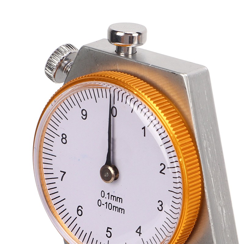 Thickness Gauge Round Dial Indicator 0.1mm Resolution 0‑10mm Range Measuring