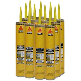 Sikaflex Self Leveling Sealant, Sandstone, Polyurethane with an Accelerated Curing Capacity for Sealing Horizontal Expansion Joints in Concrete, 29 fl. oz Cartridge (Pack of 12)