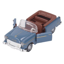 1:32 Convertible Sports Car Model Metal Alloy Realistic Cool Battery Powered 1/32 Sports Car Simulation Toy Blue