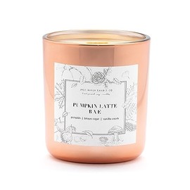 Jack Baker Candle Co. Pumpkin Latte Bae Candle, Made with Soy Wax and Essential Oils, Pumpkin & Brown Sugar & Vanilla Cream Fragrance, 16 oz.