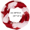 Daguanjing womens Lightweight Scarfs Infinity Plaid Striped Many Style, Red,