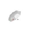 Bridgestone UM2403SR Folding Silver Umbrella, Silver/Red, 2024 Model