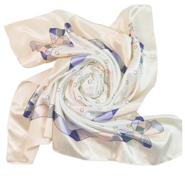 FAIRYGATE Women's Scarf Scarf Flower Bandana Headscarf Scarf 90 x 90 cm Colourful, 73005