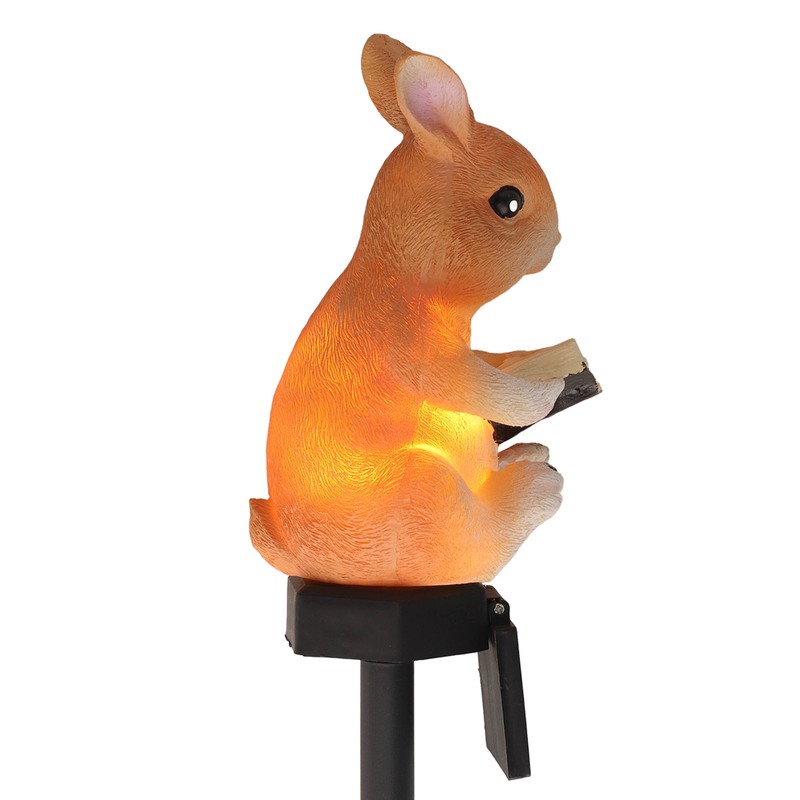 Outdoor Solar Sensor Light Waterproof Garden Decoration Solar Rabbit Statue
