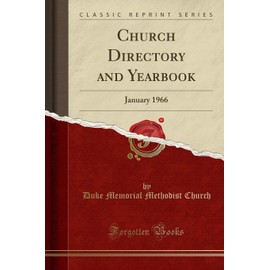 Church Directory and Yearbook: January 1966 (Classic Reprint)