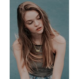 Angel Number Necklace for Women Minimalist Lucky Number Necklace for Teen Girls Dainty 111 222 333 444 555 666 777 888 999 Pendants Choker Chain Necklace Numerology Jewelry Gift (222)