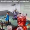Juome Dice Shaped Ice Cube Mold for Whisky, DND Dice