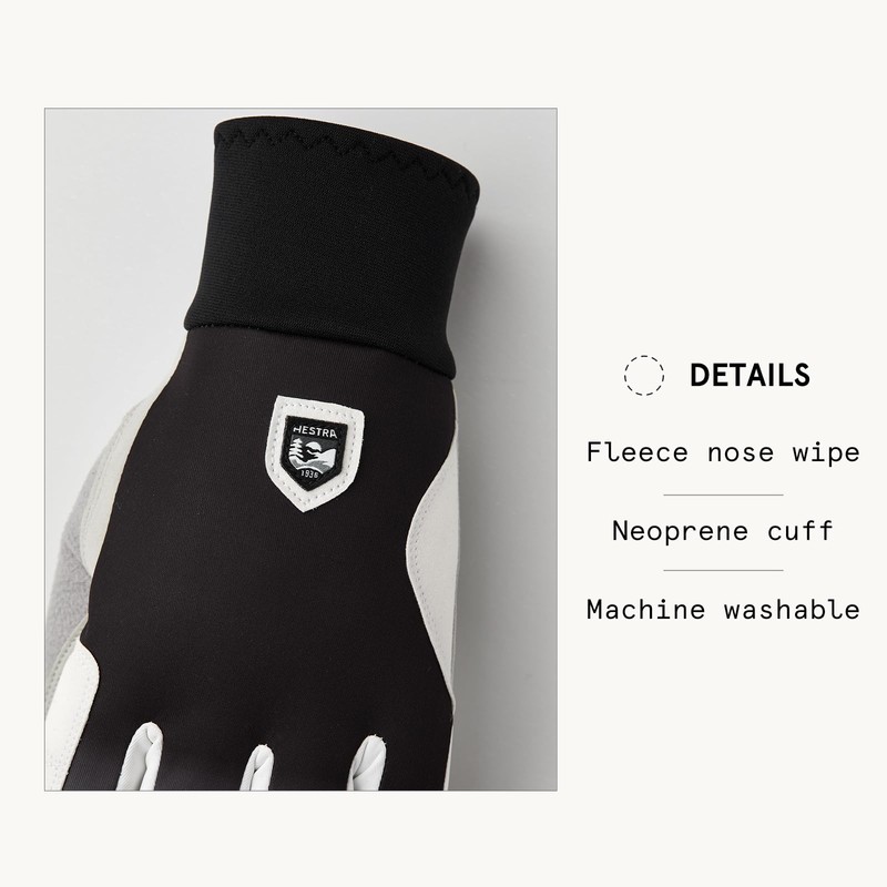 HESTRA Children's XC Primaloft gloves, svart