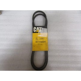 CAT C5B Caterpillar CAT 5L-3980 Cogged V-Belt Set of 2 OEM New Factory Boat Parts