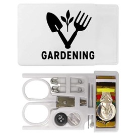 Azeeda 'Gardening Tools Design' Mini Travel Sewing Kit (SE00040230)