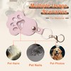 Dog Hair Collector Keyring with Photo Keepsake Box Pet Memory