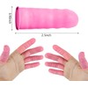 100 Pcs Disposable Finger Protectors, Finger Cots, Latex Anti-Static Finger