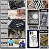ZZWUAPT Black Pens Set,10 Pack Acrylic Ink Pens, Fine Point