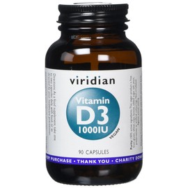 Viridian Vitamin D (Vegan) 1000iu, 90 Vegetarian Capsules