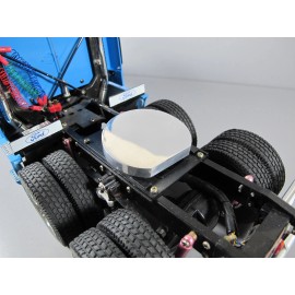 Tamiya Aluminum 5th Wheel Coupler Cover Tamiya RC 1/14 King Knight Grand Hauler Scania