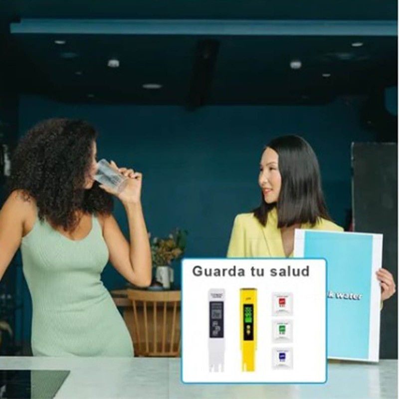 TDS EC PH Meter Set Portable Professional Digital Water Quality