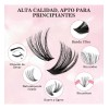 Kit De Extensiones 644 Pestañas Maquillaje Diy Lash Mixto