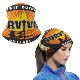 HTOPKLWQ Balaclava Headgear Neck Gaiter Face Mask – Warm Ski Mask & Winter Neck Warmer for Outdoor Sports, Travel & Cold Weather Gifts (Brown)