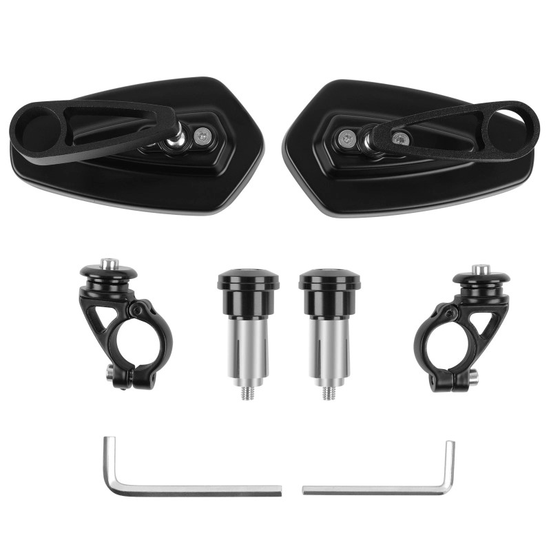 KEEPDSGN 7/8" 22mm Handle Bar End Mirrors Rearview Arrow For