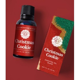 Holiday Essential Oil Blend | Perfect for Aromatherapy, Soaps, Candles, & Lotions (Christmas Cookie, 1 Fl Oz)