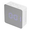 LED Mirror Clock Square Automatic Battery Powered Temperature Smart Clock