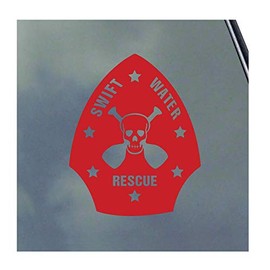 Swift Water Rescue Vinyl Sticker Decal White Water Live Bait Rescue Go and Tow