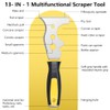 AOOTE Multifunctional Spatula, 13-in-1 Spatula Tool, Multifunctional Painter's Tool with