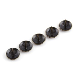 Hztyyier Pack of 100 Antique Upholstery Tacks, Push Pins for Upholstery Cork Board or DIY Projects (#5)