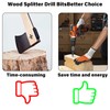Ameri Wood Splitter Drill Bits Heavy Duty Drill Screw Cone
