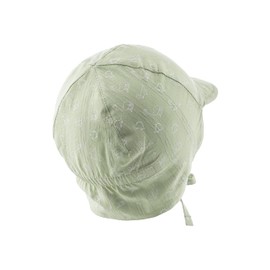 Sterntaler Peaked Cap Neck Saurier – Boys Hat Made of Cotton – UV Protection 30 Summer Hat with Ear Flaps and Tie Band – Sun Hat – Baby and Children's Headpiece, ice green, 47