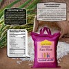 Asian Kitchen Ponni Raw Rice 10-Pound Bag, 10lbs (4.54kg) Short