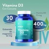 Liv Nutrition Vitamina D3 Suplemento alimenticio a base de Crcuma,